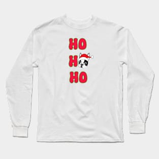 Boston terrier christmas shirt Long Sleeve T-Shirt